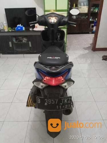 Sepeda Motor, Honda Spacy, Biru Hitam, Tahun 2011.