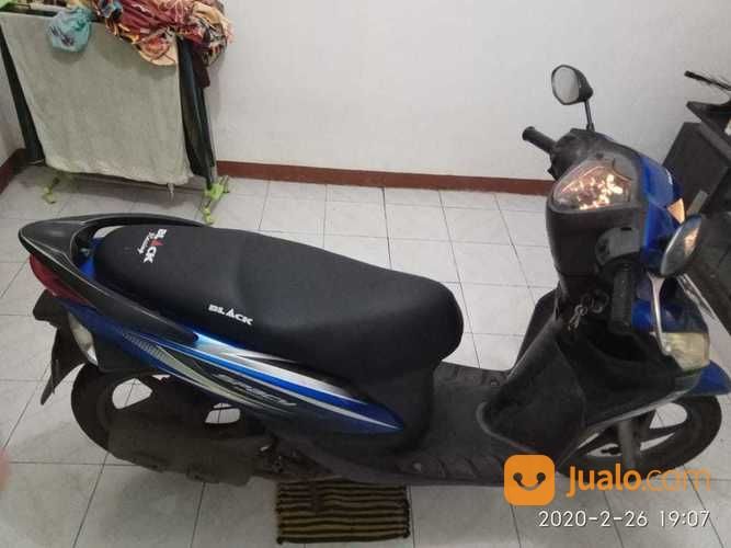 Sepeda Motor, Honda Spacy, Biru Hitam, Tahun 2011.