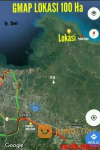 TANAH 100 HEKTAR - MUARAGEMBONG KAB. BEKASI