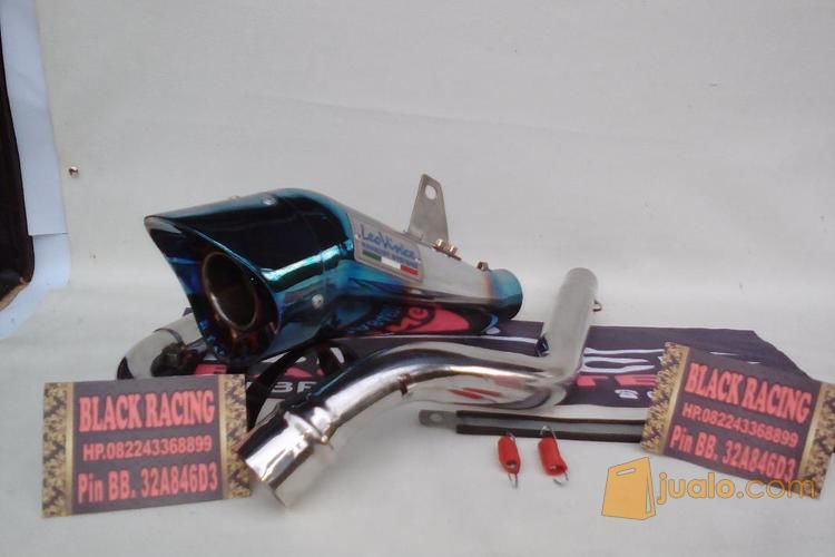 Knalpot Ninja 250/Fi-Carbu-Mono,Cb-Cbr,R15-R25,Scorpion,Mt-25 Leovince Cobra Blue-So