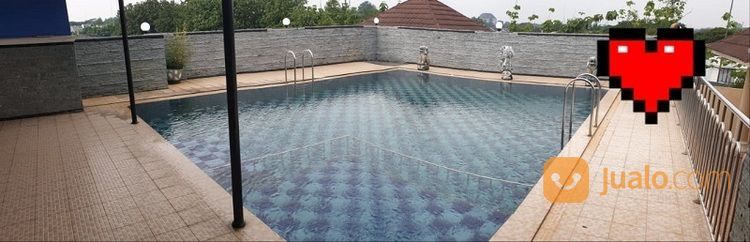 Rumah Super Mewah Kolam Renang Lantai Tiga The Latinos Bsd