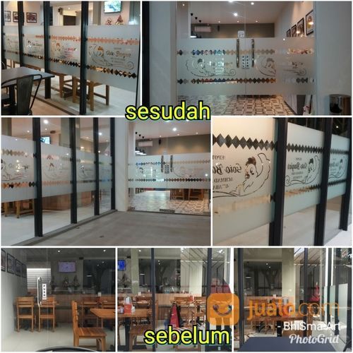 Sticker Sandblast/Sticker Kaca Es Dan Kaca Film Malang Raya