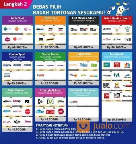 Mnc Play Internet & Tv Kabel 100% Fiber Optic