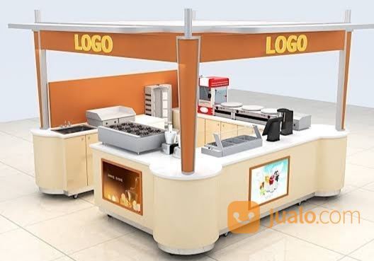 BOOTH COUNTER DISPLAY PLAZA MALL