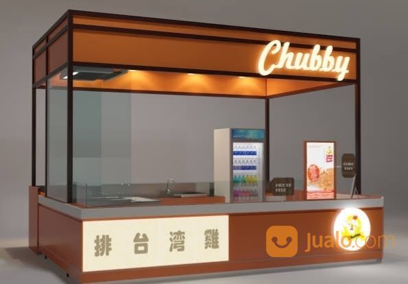 BOOTH COUNTER DISPLAY PLAZA MALL