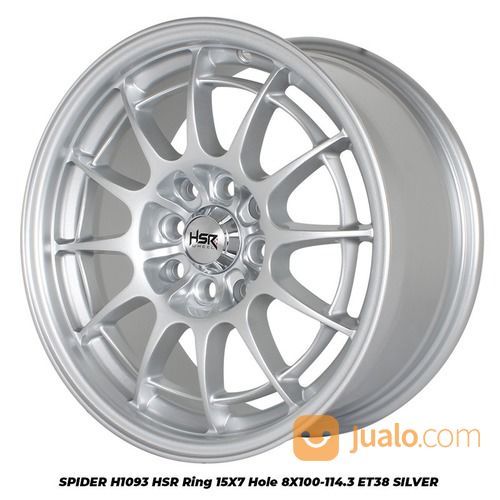 Velg Murah SPIDER H1093 HSR R15X7 H8X100-114,3 ET38 GOLD