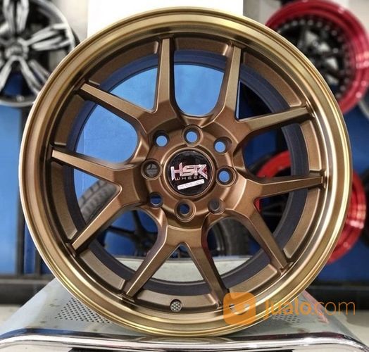 Velg HSR R15 Murah Type HYURA BOROKO 02 HSR Ring 15 Mobil Brio Calya Mobilio Veloz Livina