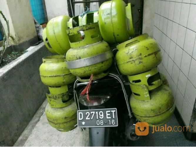 Alat Angkut Galon Dan Gas 3 Kg Buat Motor
