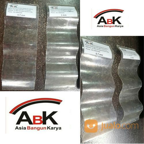 Atap Fiberglass Gelombang Kecil Tebal 1.0mm +Jasa Pasang(Harga Sendiri)