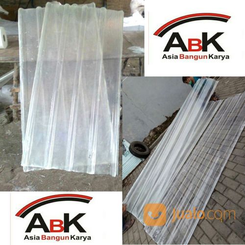 Atap Fiberglass Gelombang Besar Tebal 1.0 Mm +Jasa Pasang(Harga Sendiri)