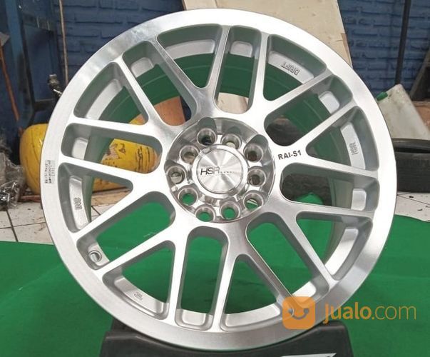 Velg Mobil Ring 17 Pelek Racing RAI-S1 HSR R17 Lebar 75 Inci (Baru)