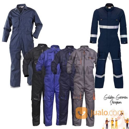BAJU KERJA KATELPAK SAFETY COVERALL MURAH WEARPACK - GOLDEN GARMEN SERAGAM