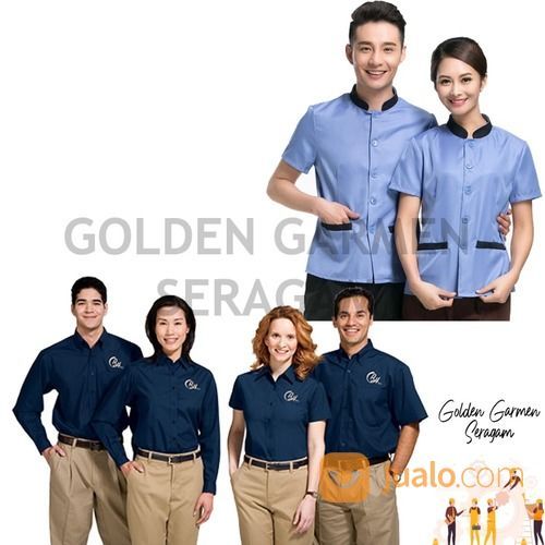 SERAGAM KERJA KANTOR BAJU KARYAWAN HOTEL - GOLDEN GARMEN SERAGAM
