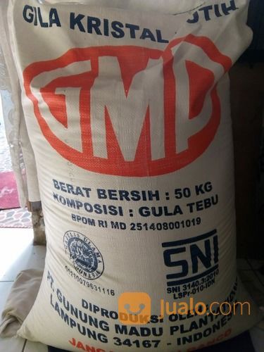 Gula Pasir Gmp Karung 50 Kg Putih/Kuning