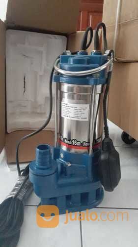 Pompa Celup Air Kotor Stainless Submersible Pump 0.75Hp 2Inch Otomatis
