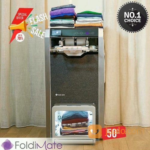 Foldimate, Mesin Lipat, Setrika, Parfum Pakaian Otomatis Dijamin Halus, Rapi, Wangi