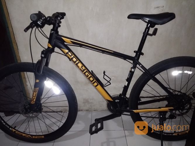 Polygon Cascade 2 2019 MTB 27.5' Black-Yellow Mulus Pembelian 5 Bulan