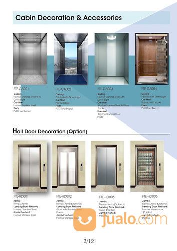 LIFT PENUMPANG Type HOME ELEVATOR Brand FUJITA