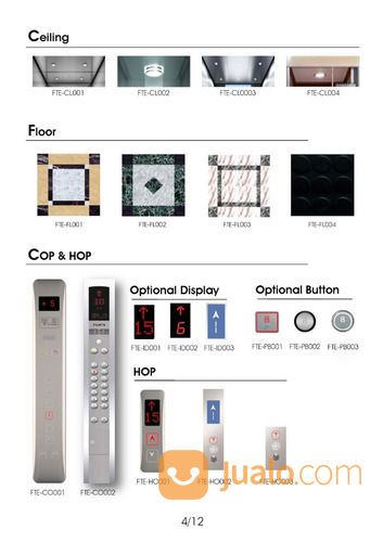 LIFT PENUMPANG Type HOME ELEVATOR Brand FUJITA