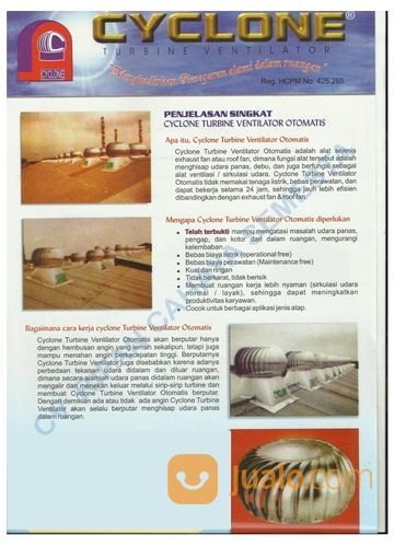 TURBINE VENTILATOR 42" SS - CYCLONE