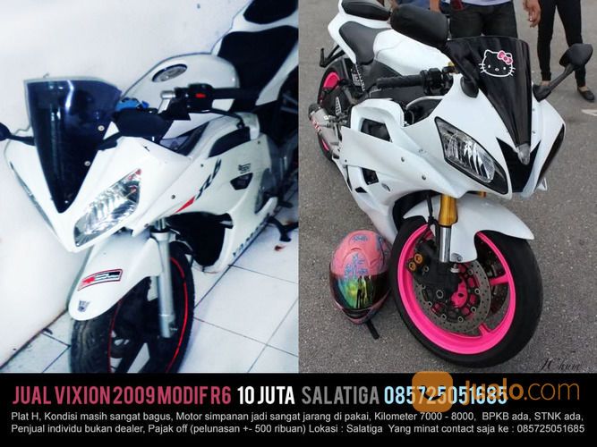 YAMAHA VIXION 2009 MODIF R6 ( 10 JT ) SALATIGA