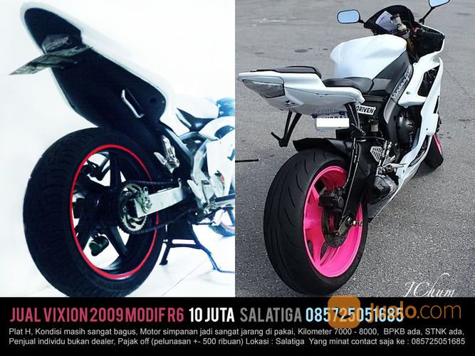 YAMAHA VIXION 2009 MODIF R6 ( 10 JT ) SALATIGA
