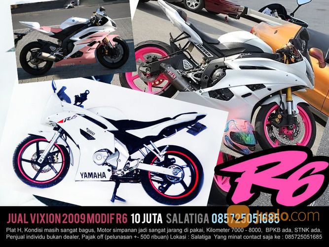 YAMAHA VIXION 2009 MODIF R6 ( 10 JT ) SALATIGA
