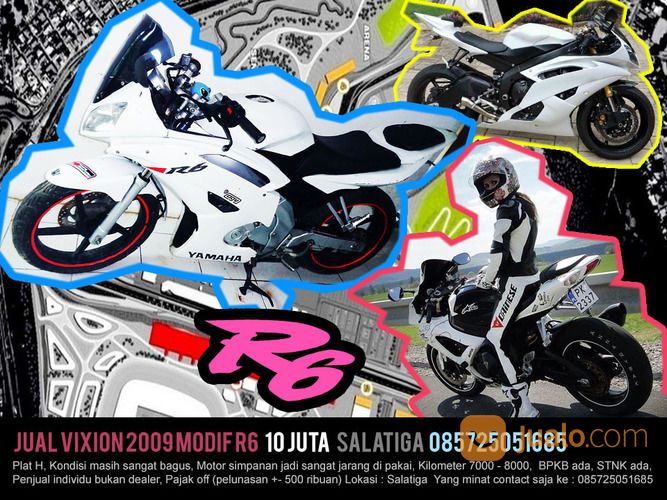YAMAHA VIXION 2009 MODIF R6 ( 10 JT ) SALATIGA