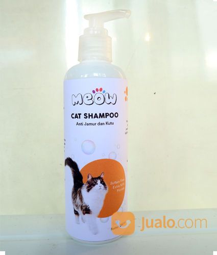 Shampo Kucing Murah Anti Rontok & Kutu - Cat Shampoo MEOW Isi 250 Ml