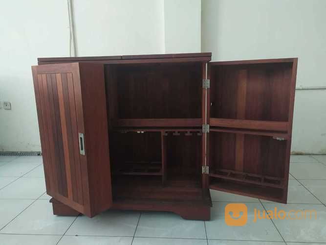 Meja Bar Kayu Merbau (Kondisi: Baru)