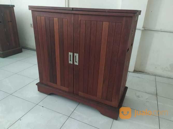 Meja Bar Kayu Merbau (Kondisi: Baru)