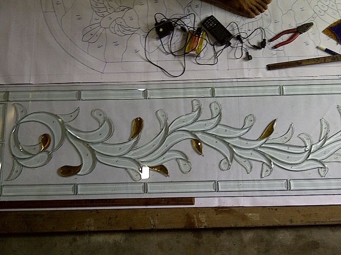 Kaca Inlay, Kaca Patri & Kaca Grafir Jogjakarta