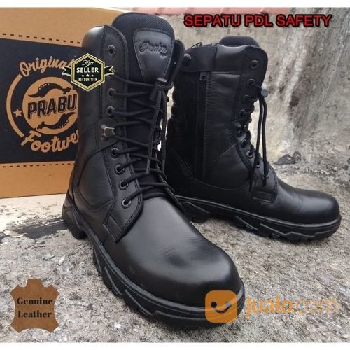 SEPATU PDL BOOTS SAFETY / SEPATU TNI POLRI SECURITY / SEPATU KULIT
