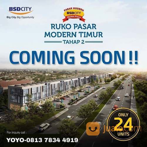 Ruko Pasar Modern Timur.Bsd City