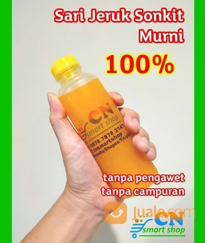 Sari Buah Jeruk Sonkit/Jeruk Kunci/Lemon Cui Murni 100% Tanpa Campuran