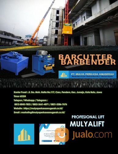 Bar Bending, Bar Cutter, Bucket Cor, Bar Bender, Lift Barang