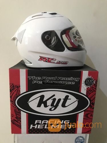 Helm KYT RC Seven Putih Solid Clear White RC-7 RC7