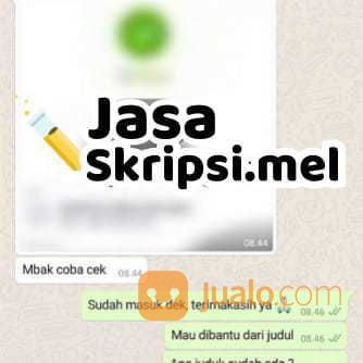 Jasa Joki Skripsi Dan Tugas Akhir