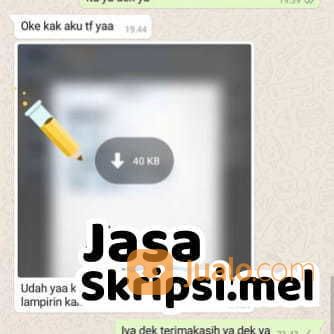 Jasa Joki Skripsi Dan Tugas Akhir