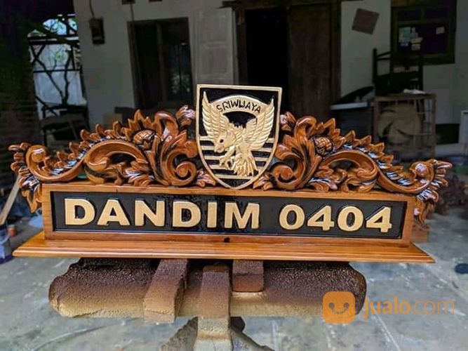 Papan Nama Jati Ukir Jepara