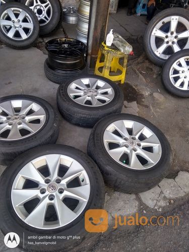 Velg + Ban Oem Original Toyota Alphard Vellfire