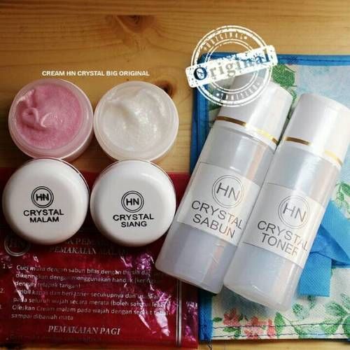 CREAM HN CRYSTAL ORIGINAL / MENGATASI MASALAH KULIT WAJAH BERJERAWAT