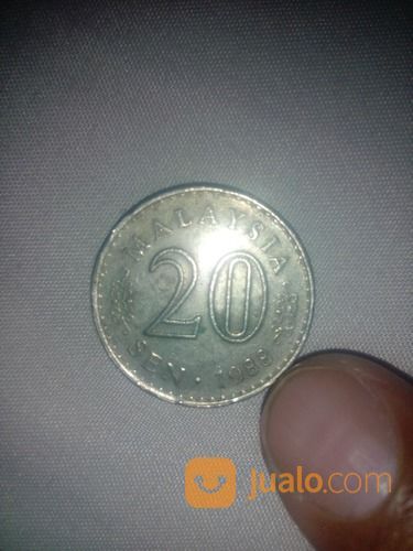 Uang Logam Kuno 20 Sen Malaysia Th 1988