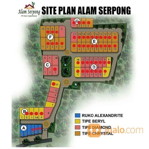 Rumah Cantik Di Cluster ALAM SERPONG Ciater Serpong BSD Tangsel