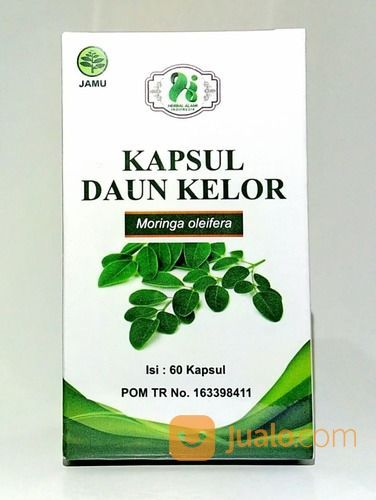 Kapsul Daun Kelor / Ekstrak Daun Kelor Isi 60 Kapsul