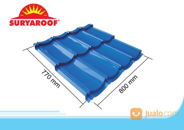 Atap Genteng Metal Surya Colour +Jasa Pasang Haraga Sendiri
