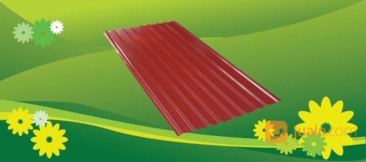 Atap Metal Soka Jempol Ceria +Jasa Pasang (Harga Sendiri)