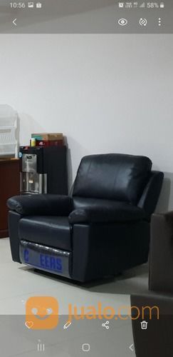 Sofa Cheers Kulit Asli Recliner By Informa Like NEW Bergaransi
