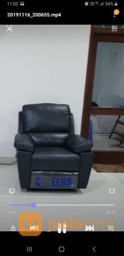 Sofa Cheers Kulit Asli Recliner By Informa Like NEW Bergaransi