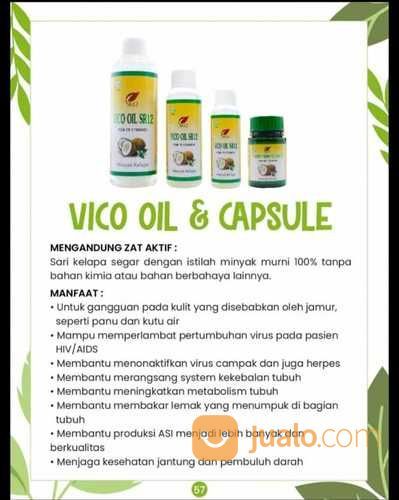 VICO CAPSULE / VCO CAPSULE / VICO KAPSUL / VCO KAPSUL / MINYAK KELAPA KAPSUL By SR12 SKINCARE